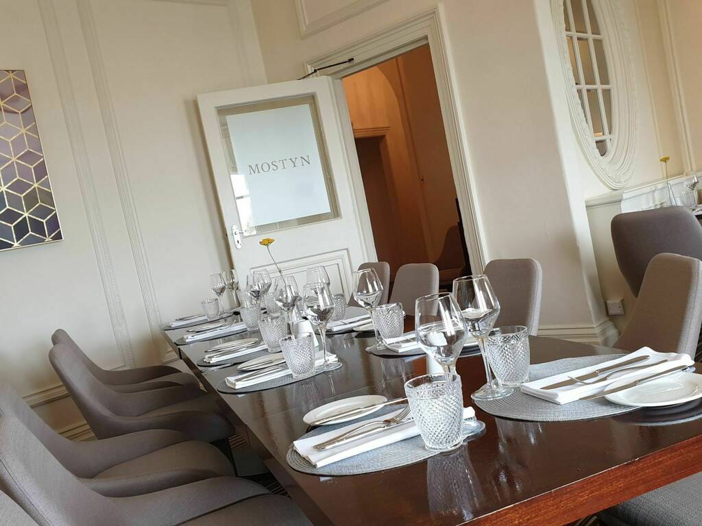 Mostyn Suite Private Dinner