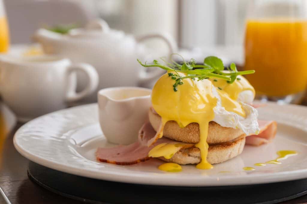 freshly made eggs