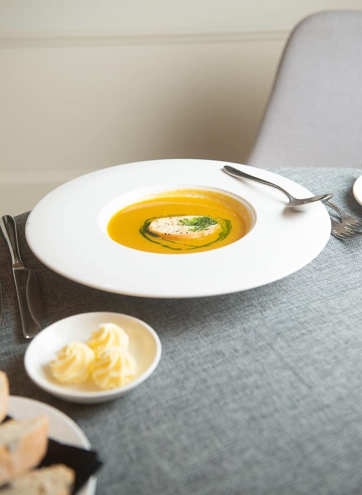 soup of the day and bread