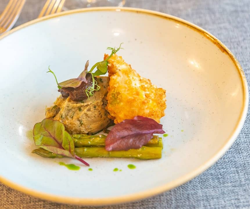freshly prepared food at one of the best places to eat in llandudno