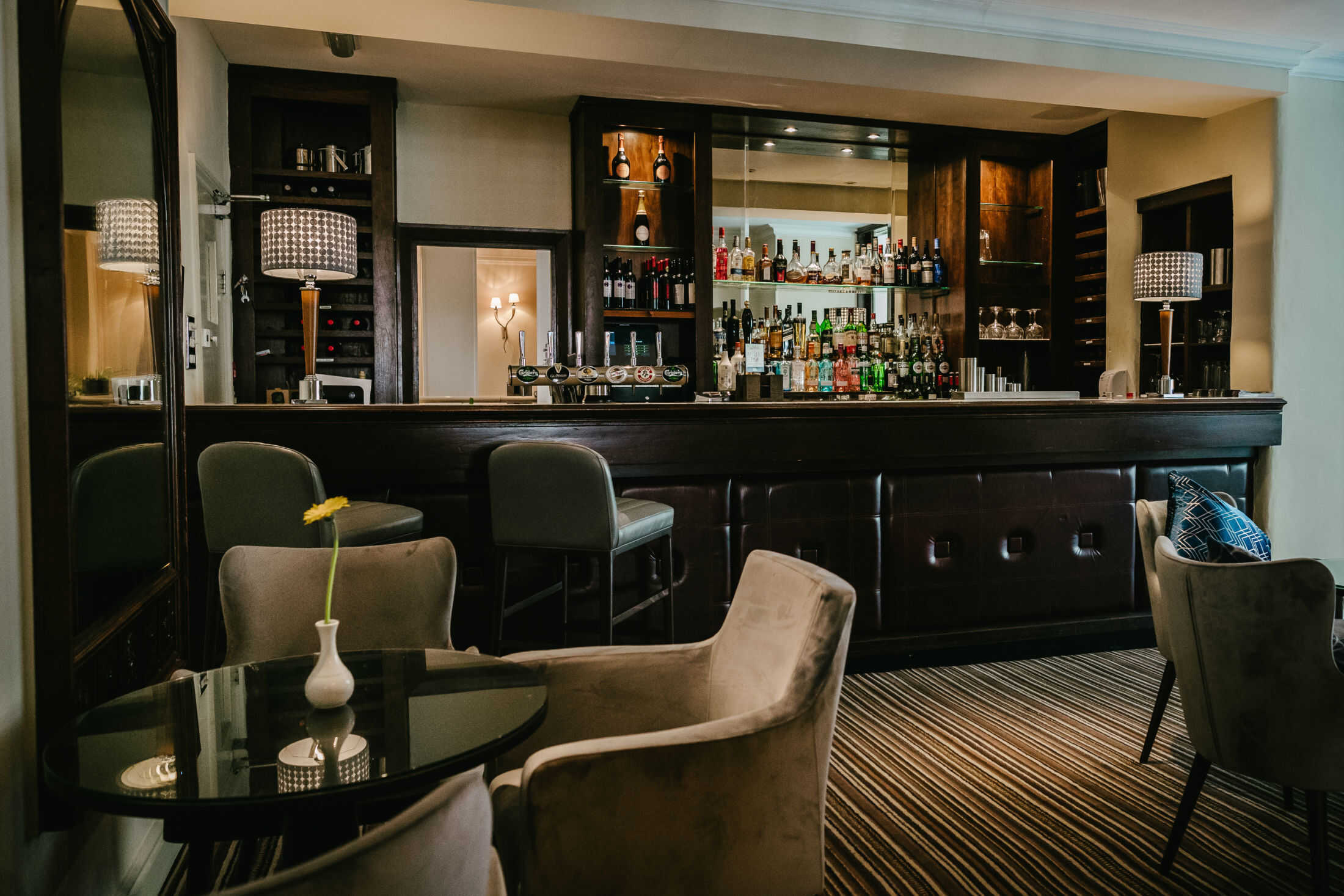 order at the terrace bar