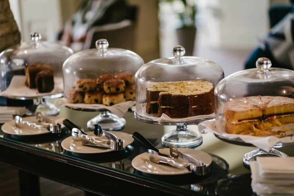 freshly made cakes