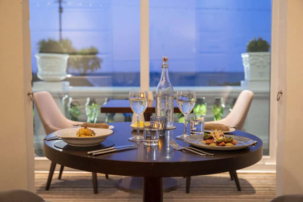 dinner by the sea llandudno