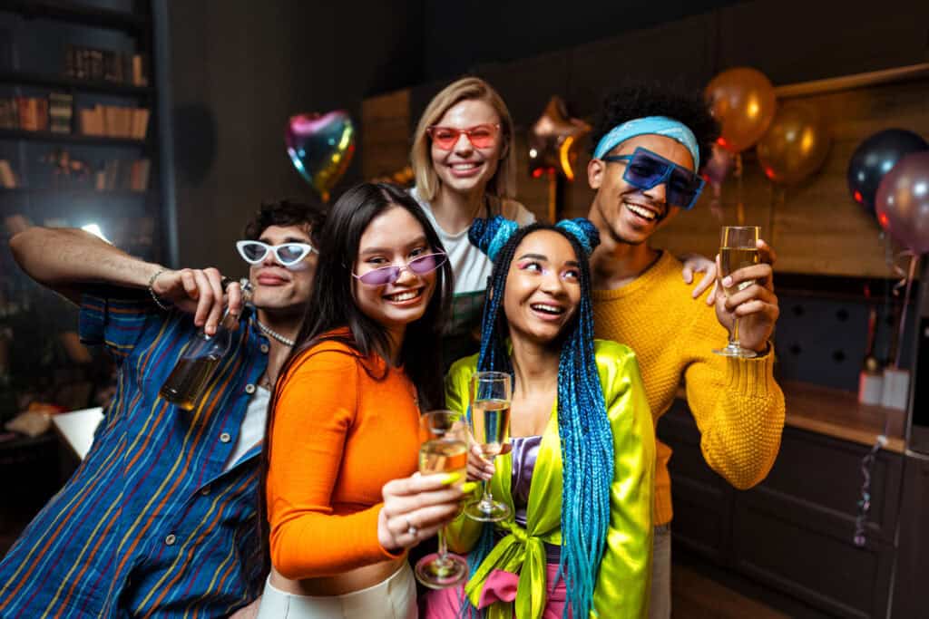 90's Christmas party