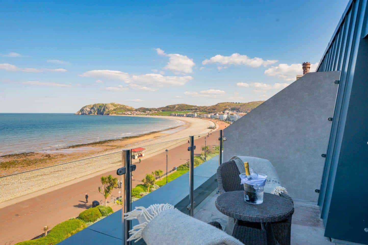 rooftop beach view