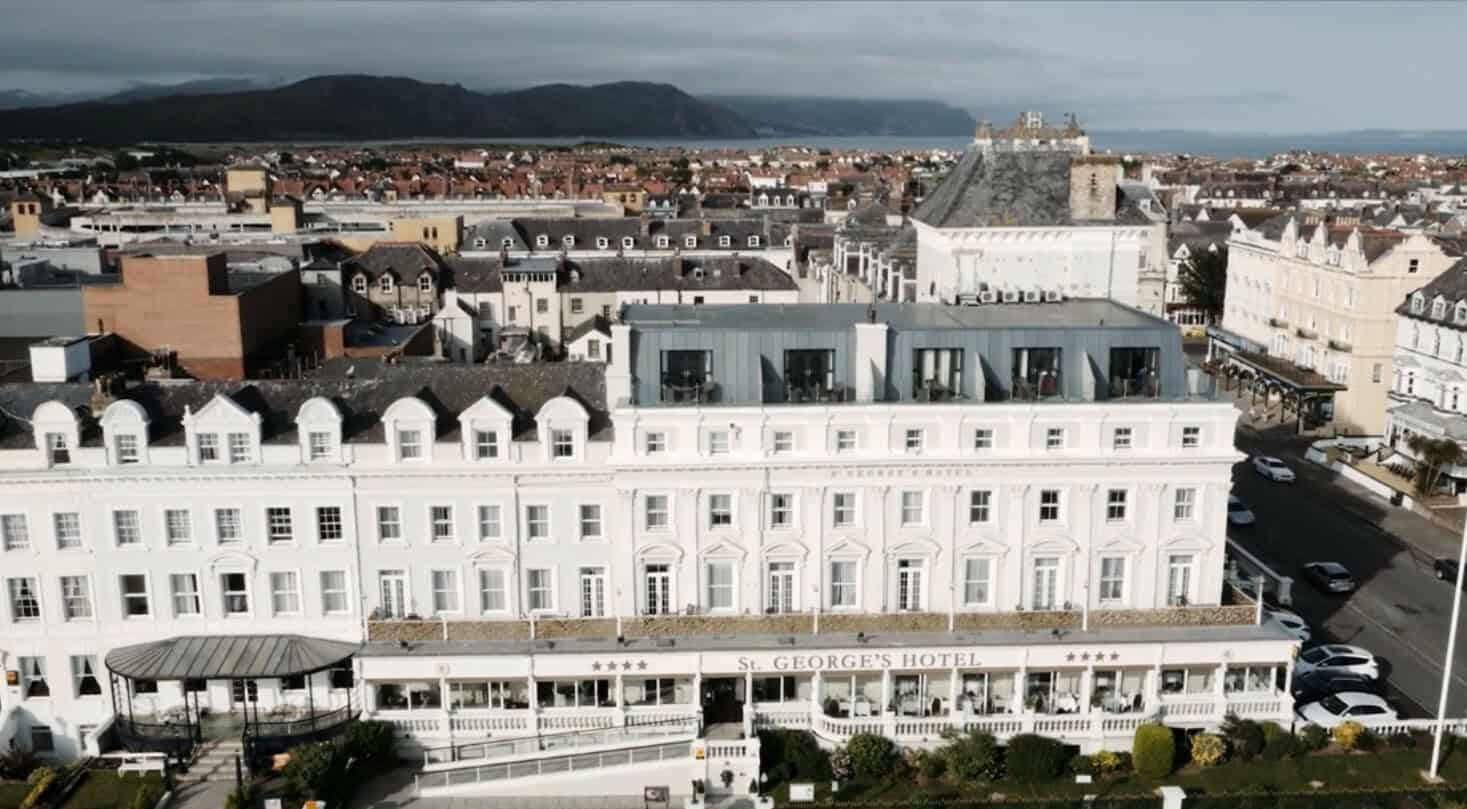 the george rooftop view