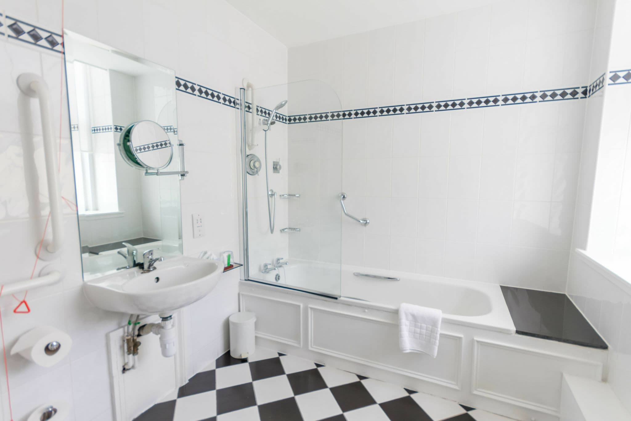 classic bedroom with accessible bathroom llandudno hotel